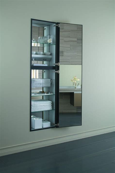 stainless steel mirror cabinet|recessed full length mirror cabinet.